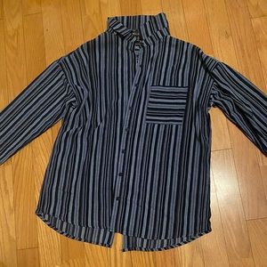 Button down blue shirt